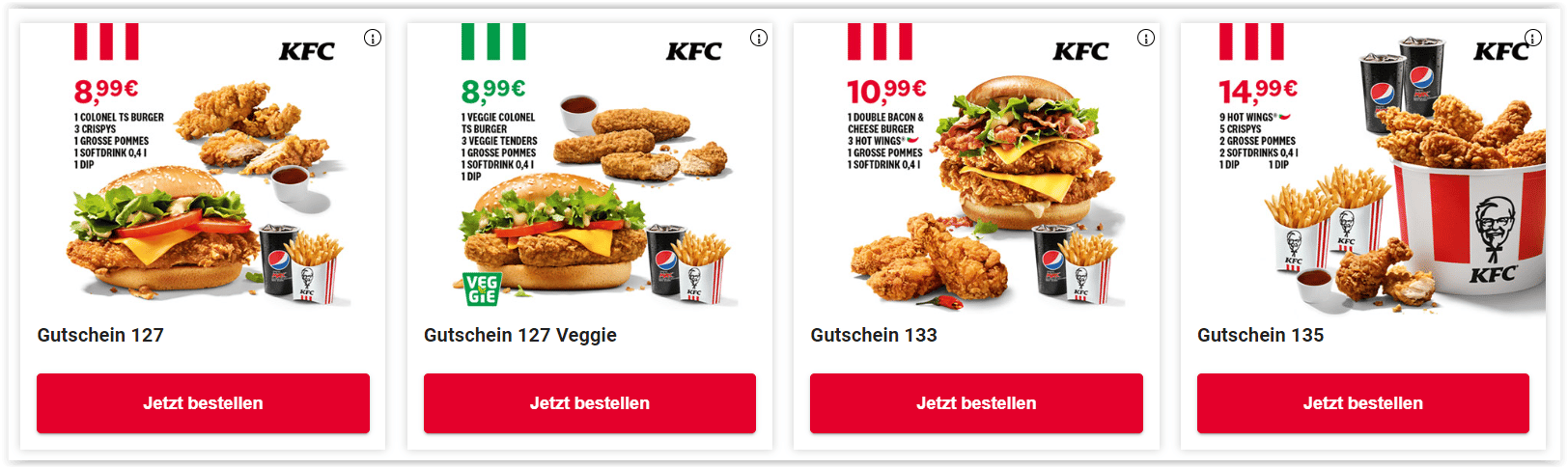 Aktuelle KFC Gutscheine & Aktionen gültig bis 31.10.2022 - ProspekteDE
