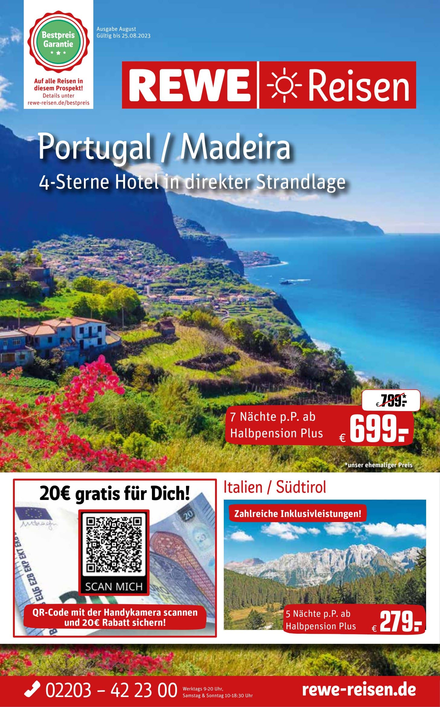 Rewe Reisen Prospekt