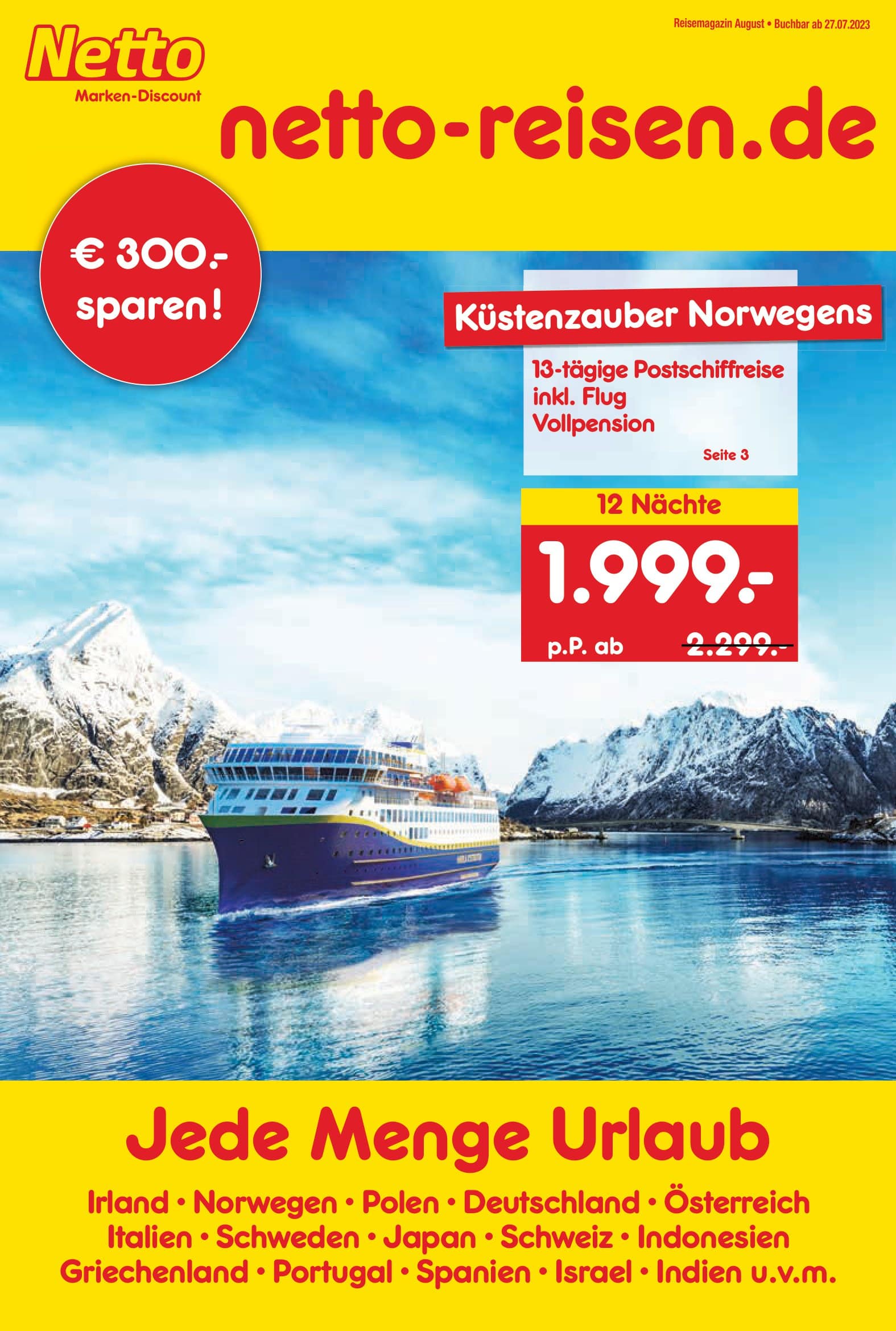 Netto Reisen Prospekt