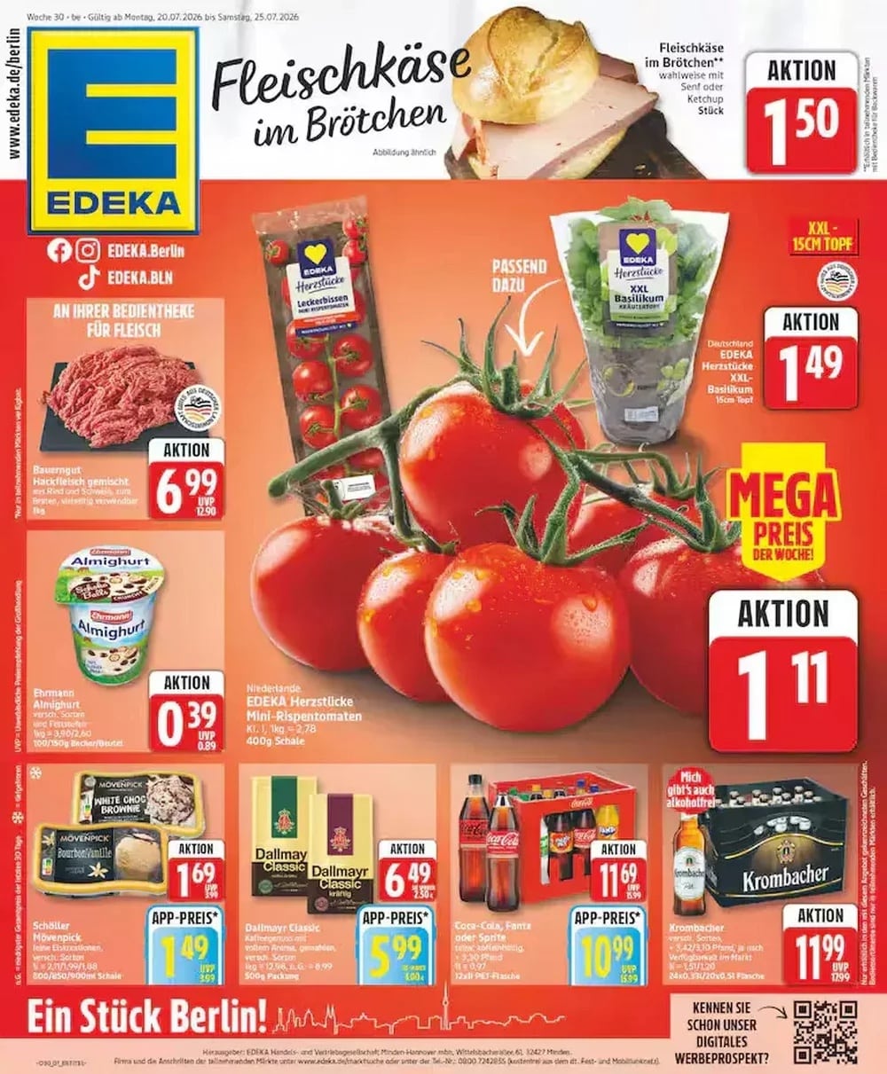 Edeka angebote 20.07.2026