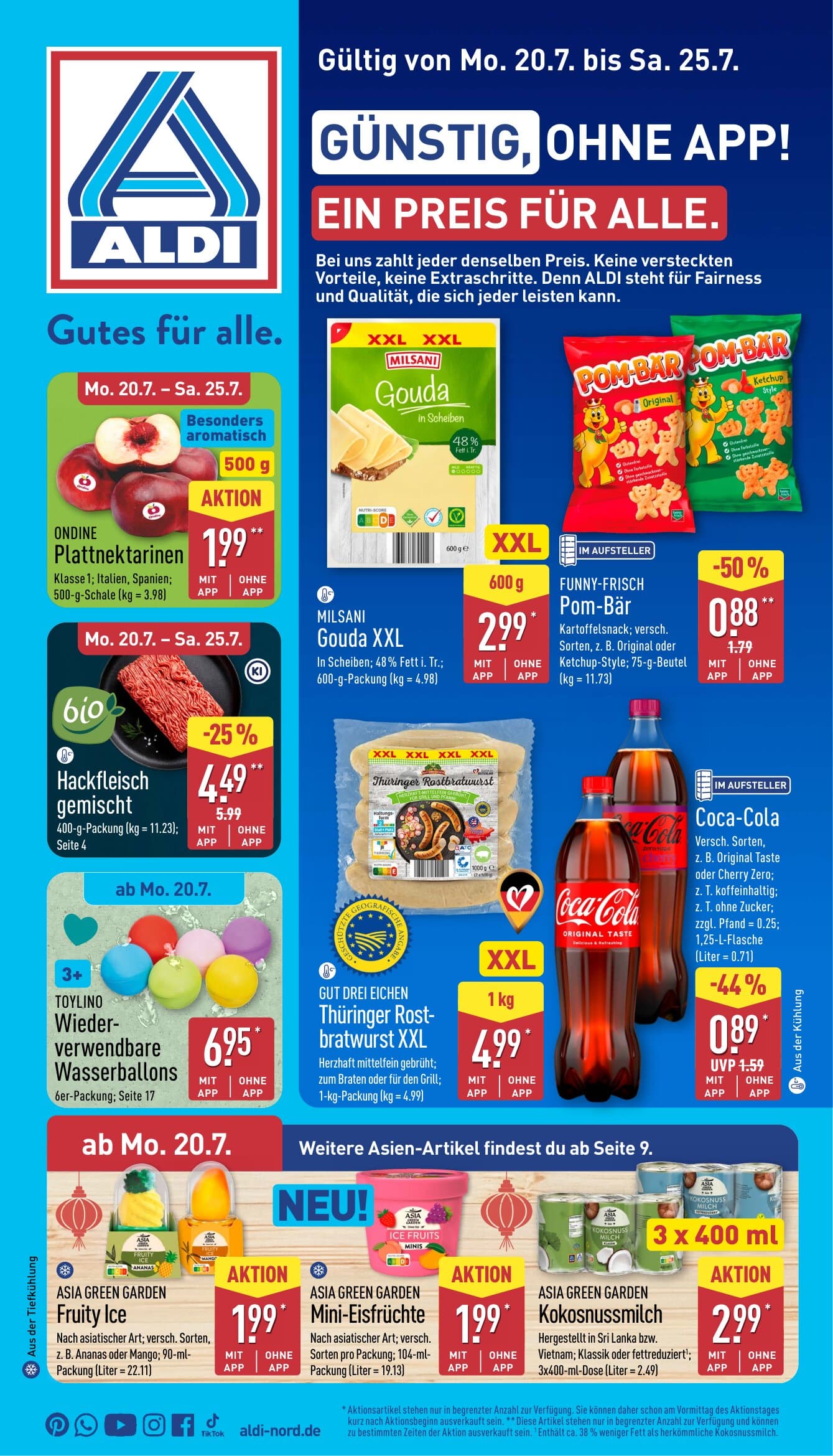 ALDI Nord angebote 20.07.2026