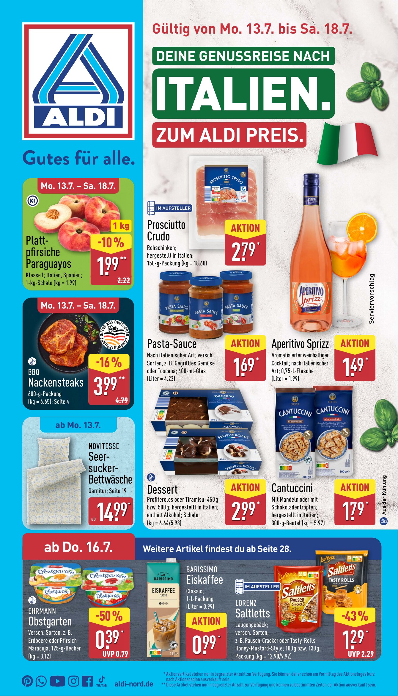 ALDI Nord angebote 13.07.2026