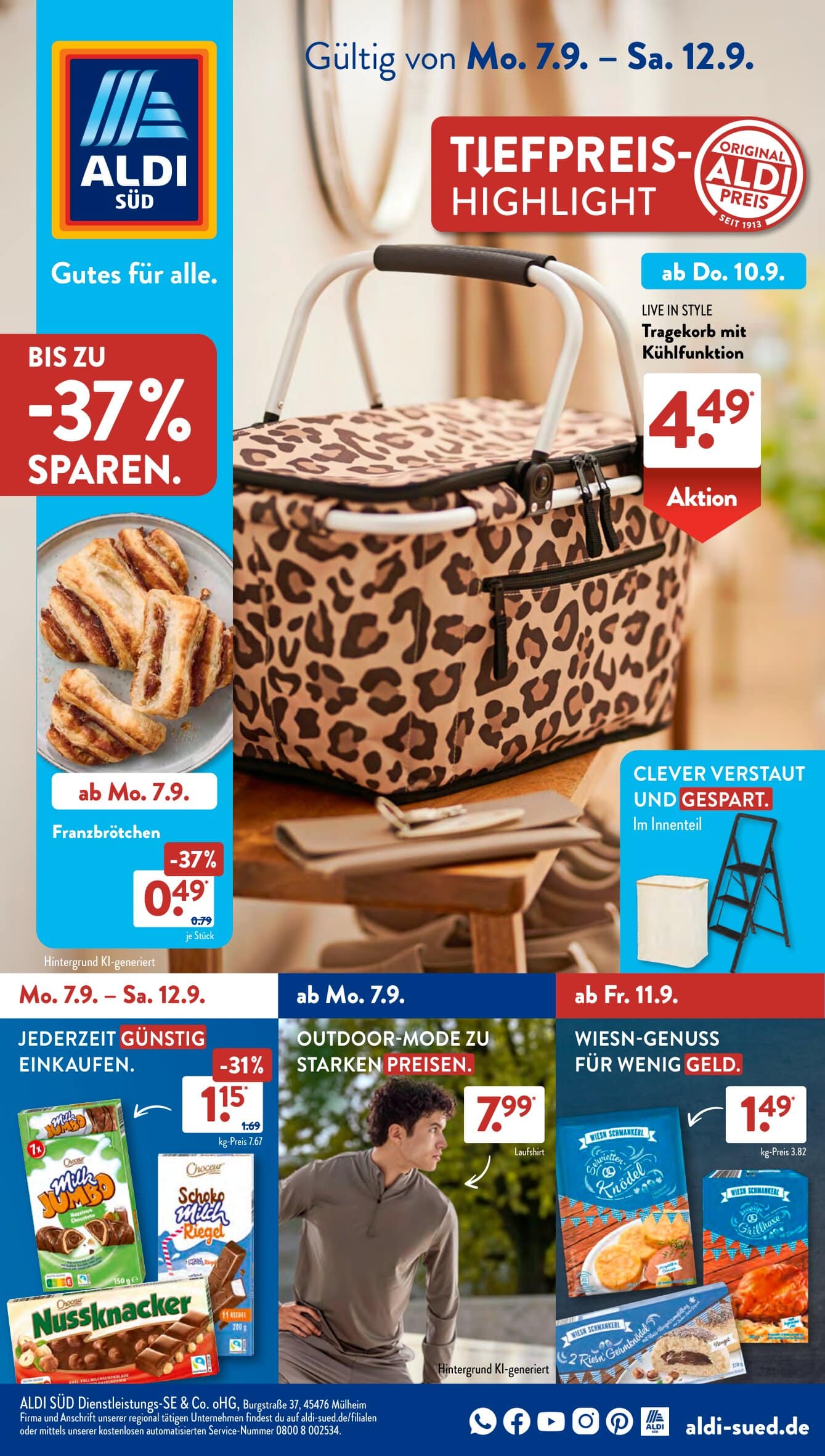 ALDI SÜD angebote 07.09.2026
