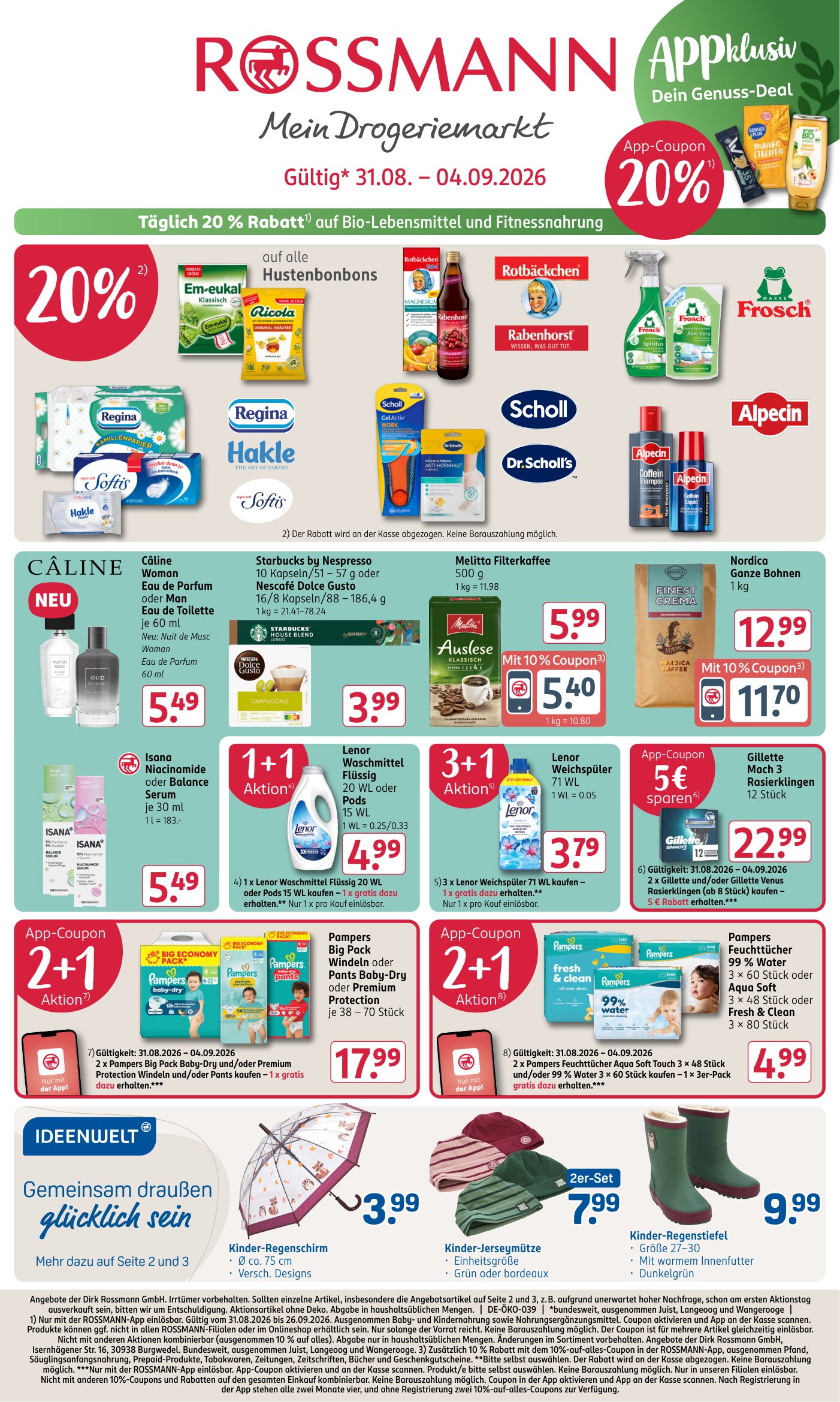 Rossmann Angebote 31.08.2026