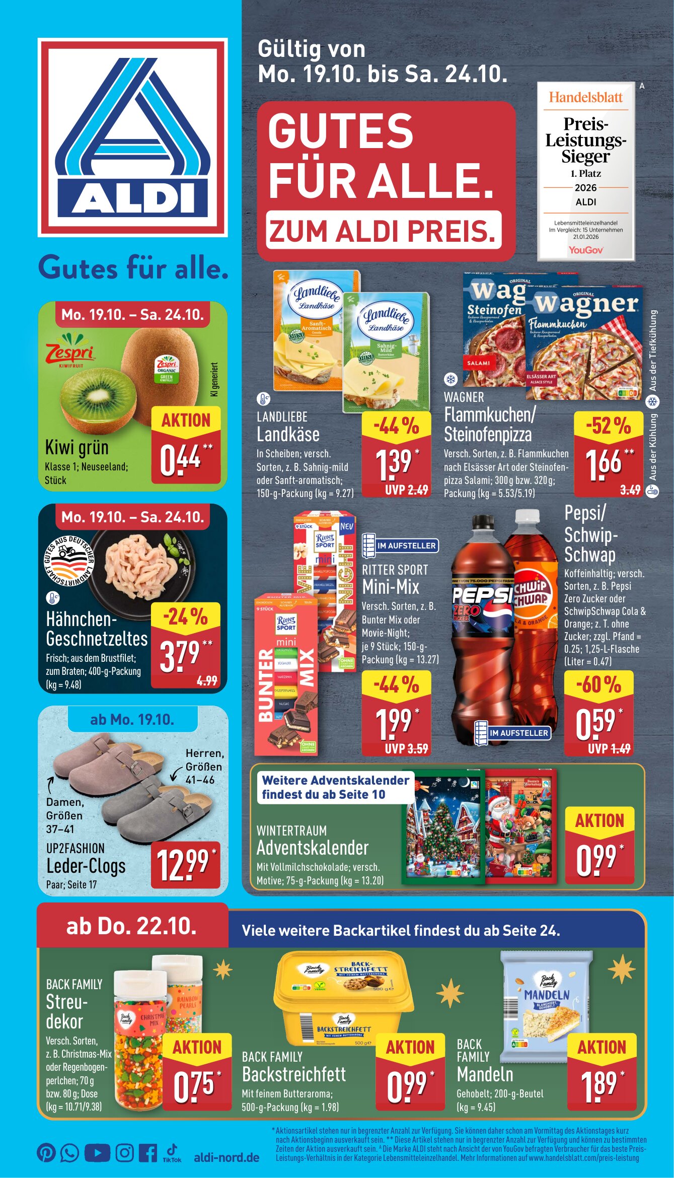ALDI Nord angebote 19.10.2026